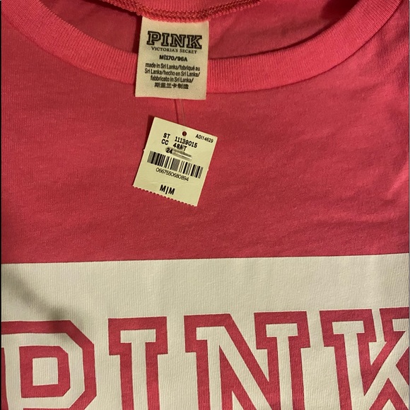 🔥New PINK Brand T-shirt pink medium. Matching large sweatshirt in closet! - Picture 3 of 8